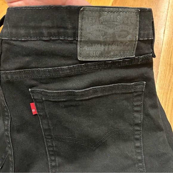 Mens Levi’s 510 black skinny stretch Jeans - Picture 5 of 8